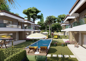 Villen in der prestigeträchtigen Gegend von Doshemealty - Antalya 