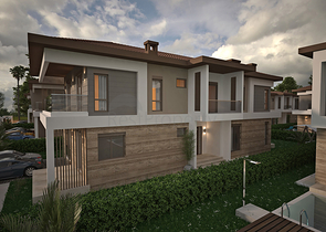 Villen in der prestigeträchtigen Gegend von Doshemealty - Antalya 