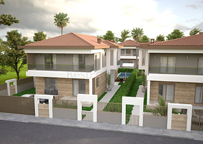 Villen in der prestigeträchtigen Gegend von Doshemealty - Antalya 