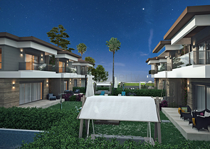 Villen in der prestigeträchtigen Gegend von Doshemealty - Antalya 