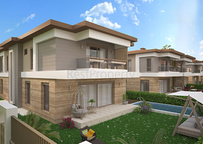 Villen in der prestigeträchtigen Gegend von Doshemealty - Antalya 