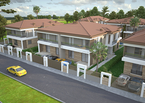 Villen in der prestigeträchtigen Gegend von Doshemealty - Antalya 