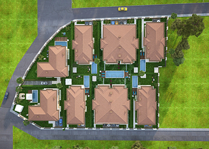 Villen in der prestigeträchtigen Gegend von Doshemealty - Antalya 