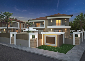 Villen in der prestigeträchtigen Gegend von Doshemealty - Antalya 