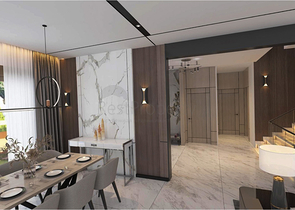 Villen in der prestigeträchtigen Gegend von Doshemealty - Antalya 