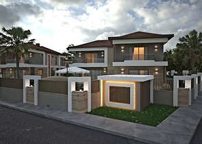 Villen in der prestigeträchtigen Gegend von Doshemealty - Antalya 