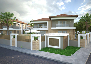 Villen in der prestigeträchtigen Gegend von Doshemealty - Antalya 