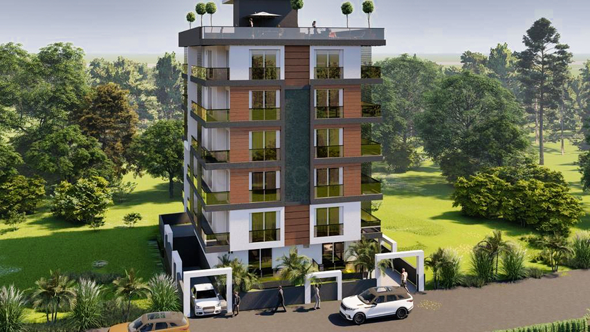 Investitionsprojekt für neue Wohnungen im Zentrum von Antalya 