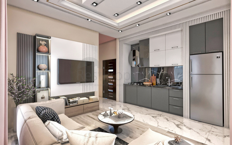 Investitionsprojekt für neue Wohnungen im Zentrum von Antalya 