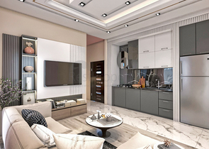 Investitionsprojekt für neue Wohnungen im Zentrum von Antalya 