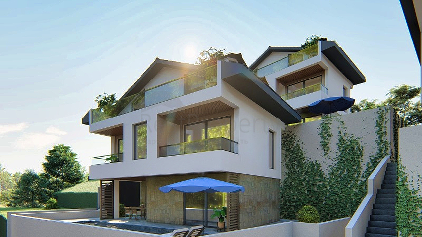 4+1-Villa im Bau im Stadtteil Fethiye 