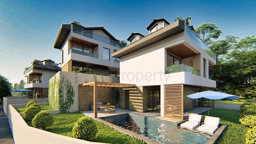 4+1-Villa im Bau im Stadtteil Fethiye 