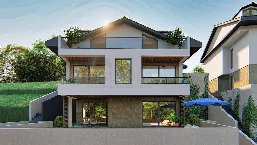 4+1-Villa im Bau im Stadtteil Fethiye 