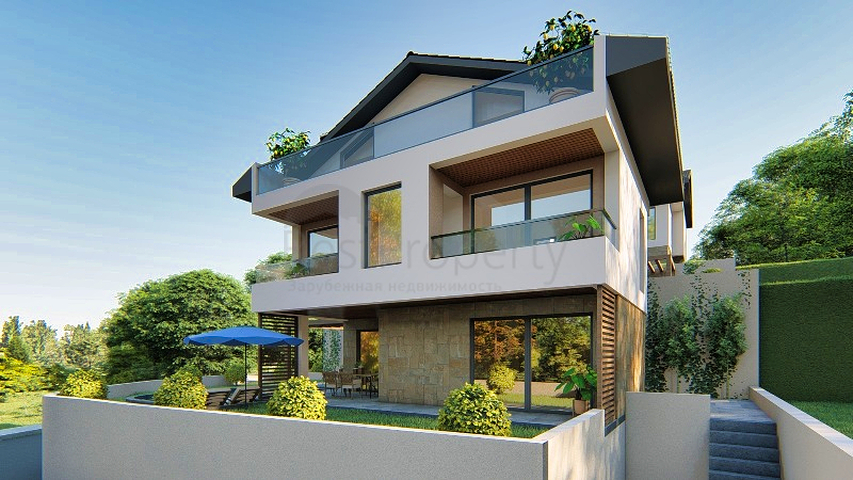 4+1-Villa im Bau im Stadtteil Fethiye 