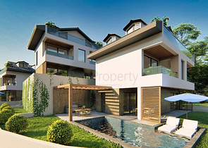 4+1-Villa im Bau im Stadtteil Fethiye 