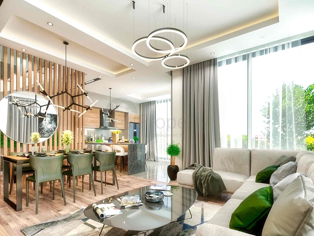 Villen in einem Komplex mit 4+1 Grundrissen in der Region Doshemealty - Antalya 