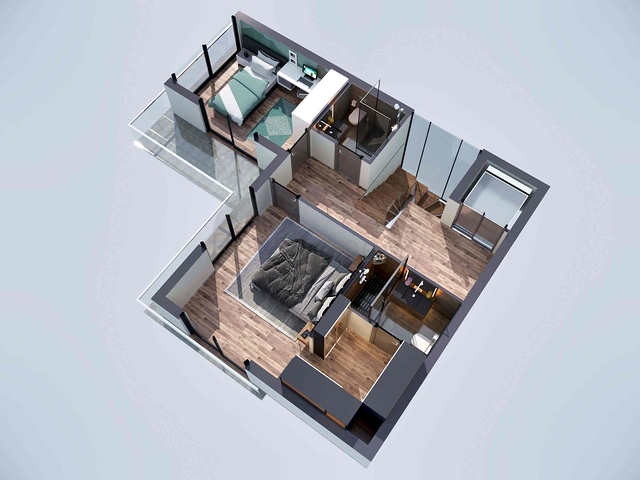 Villen in einem Komplex mit 4+1 Grundrissen in der Region Doshemealty - Antalya 