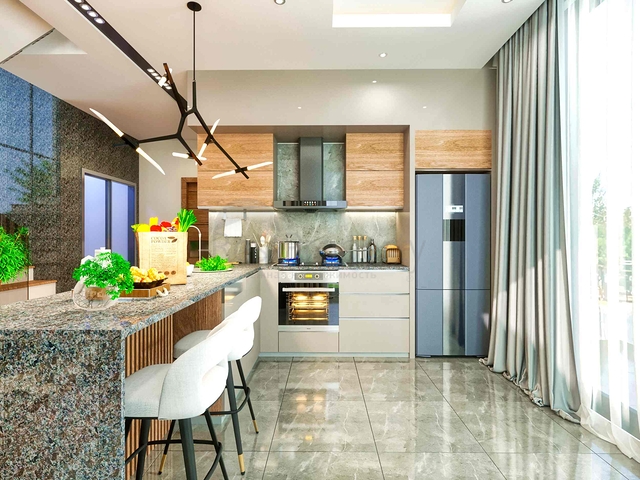 Villen in einem Komplex mit 4+1 Grundrissen in der Region Doshemealty - Antalya 