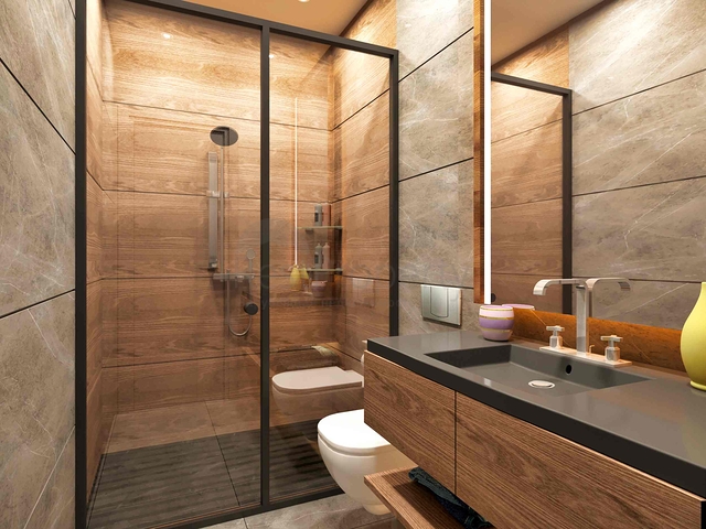 Villen in einem Komplex mit 4+1 Grundrissen in der Region Doshemealty - Antalya 