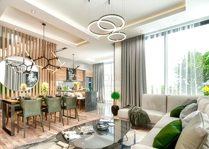 Villen in einem Komplex mit 4+1 Grundrissen in der Region Doshemealty - Antalya 