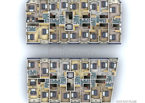 Wohnung Layout 1+1,2+1,3+1,4+1 im Bezirk Fethiye 