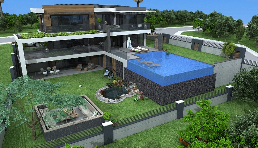 Neue 4+1-Villa in Fethiye 