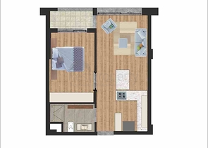 Neue Wohnanlage im Bezirk Lara - Antalya 