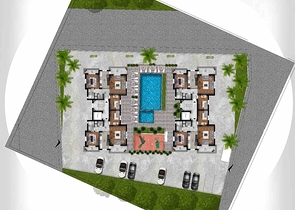 Apartment mit 2+1 Pool im Stadtteil Kepez - Antalya