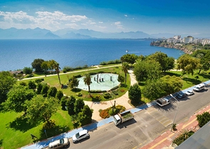 Wohnung mit 5+1 Grundriss in der Wohngegend Lara - Antalya 