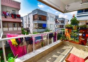 Wohnung mit 3+1 Grundriss in der Wohngegend Lara - Antalya 