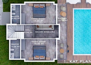 4+1 Wohnung im Stadtteil Fethiye 