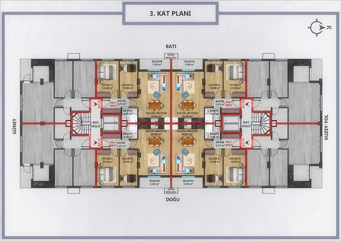 Investitionsprojekt im Zentrum von Antalya 