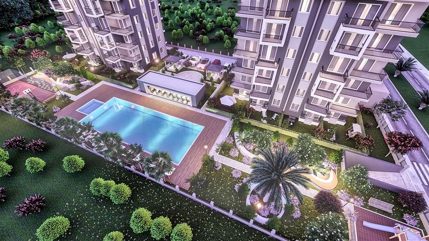 1+1 und 2+1 Wohnungen in Altyntasch - Antalya 