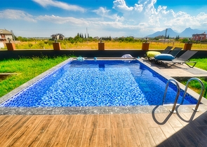 Villa mit 3+1 Grundrissen in der Gegend von Boschemealty - Antalya 