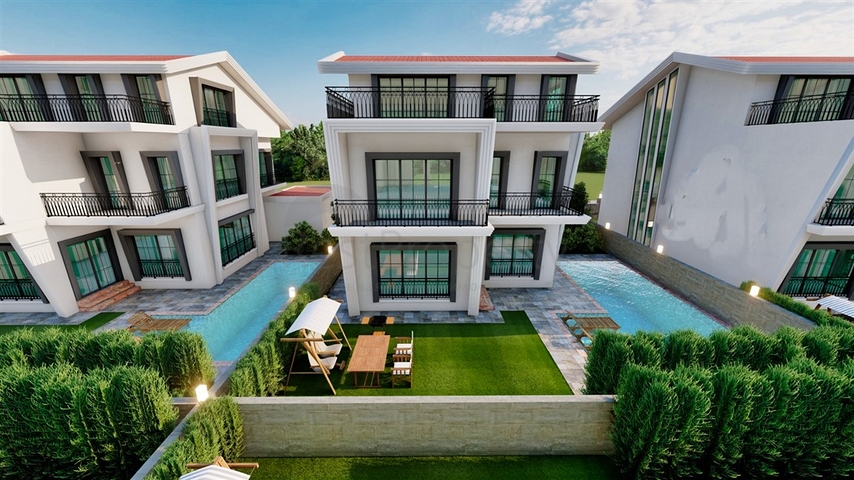 Apartment mit 5+3 Grundrissen in Belek - Antalya 