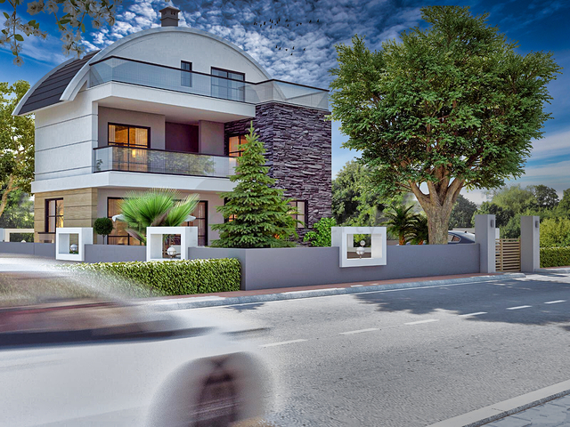 Freistehende 3+1-Villa in Belek - Antalya 