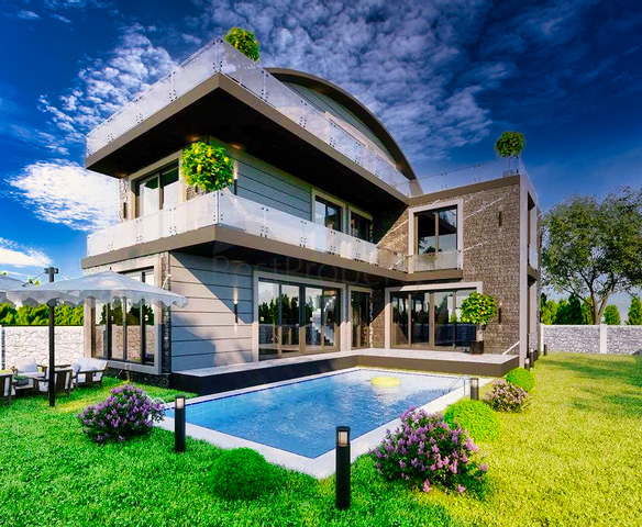 Villa mit 6+1 Grundrissen in Belek - Antalya 