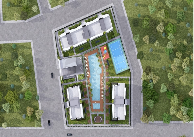 Apartments mit 2+1 , 3+1 und 4+1 Duplex in Lara - Antalya 