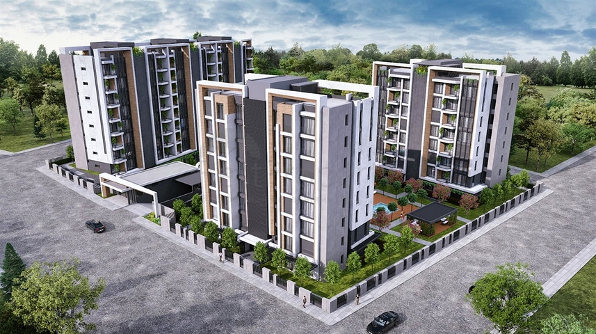 Apartments mit 2+1 , 3+1 und 4+1 Duplex in Lara - Antalya 