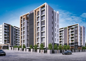 Apartments mit 2+1 , 3+1 und 4+1 Duplex in Lara - Antalya 