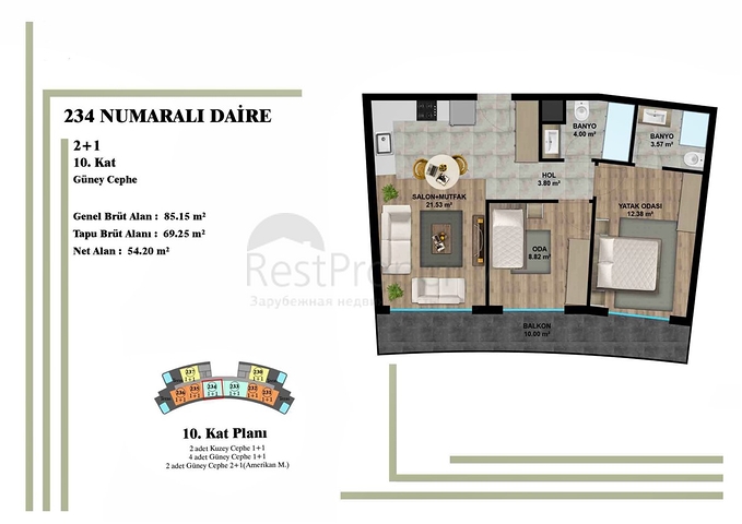 Investitionsprojekt in Altyntaş - Antalya 