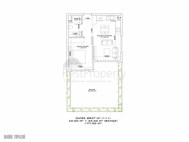 Investitionsprojekt in Altyntaş - Antalya