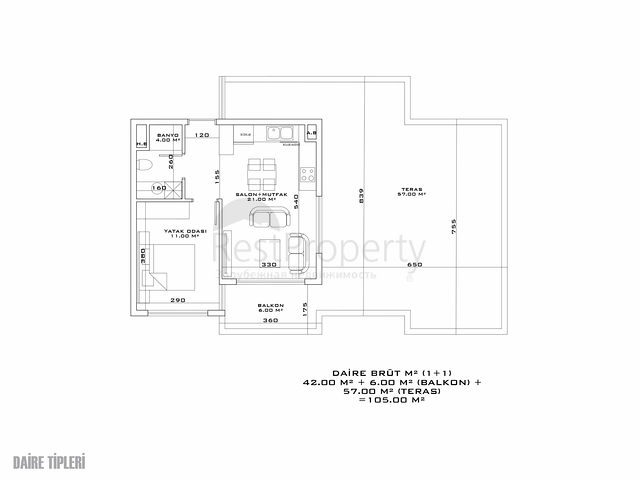 Investitionsprojekt in Altyntaş - Antalya
