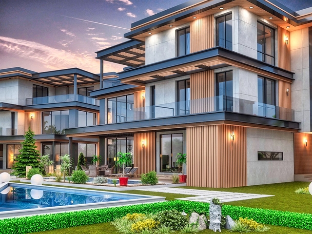 Villa in einem 9+2-Komplex in der Region Doshemealty - Antalya 