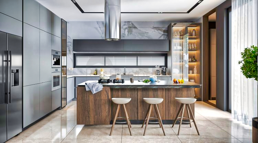 Villa in einem 9+2-Komplex in der Region Doshemealty - Antalya 