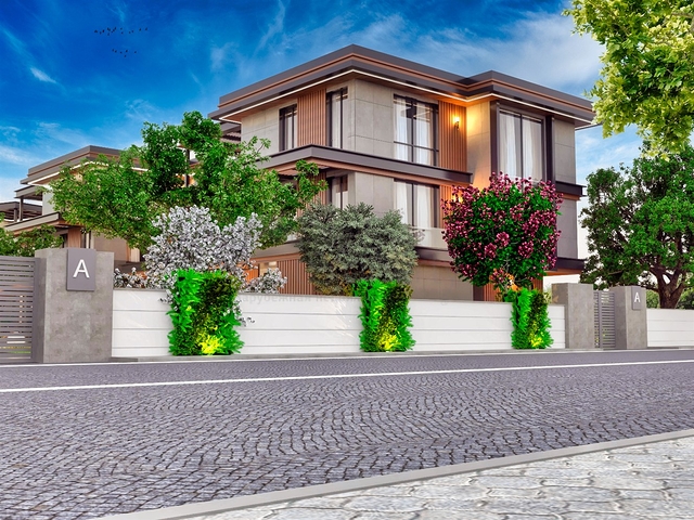 Villa in einem 9+2-Komplex in der Region Doshemealty - Antalya 