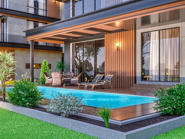 Villa in einem 9+2-Komplex in der Region Doshemealty - Antalya 