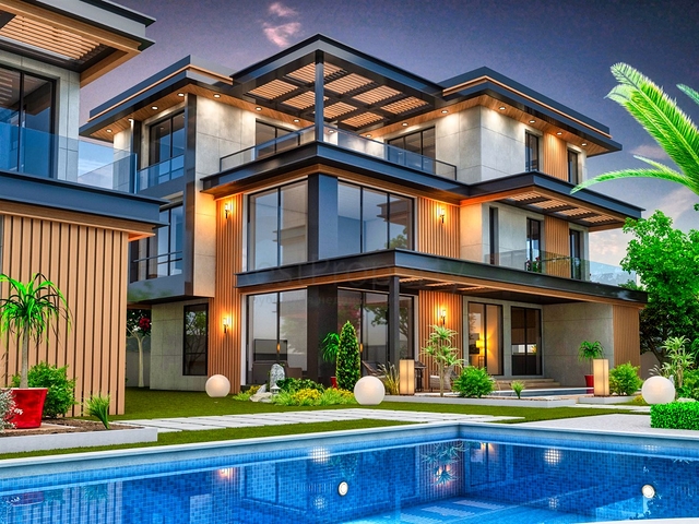 Villa in einem 9+2-Komplex in der Region Doshemealty - Antalya 