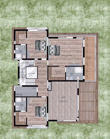 Villa in einem 9+2-Komplex in der Region Doshemealty - Antalya 