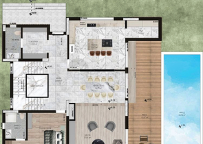 Villa in einem 9+2-Komplex in der Region Doshemealty - Antalya 